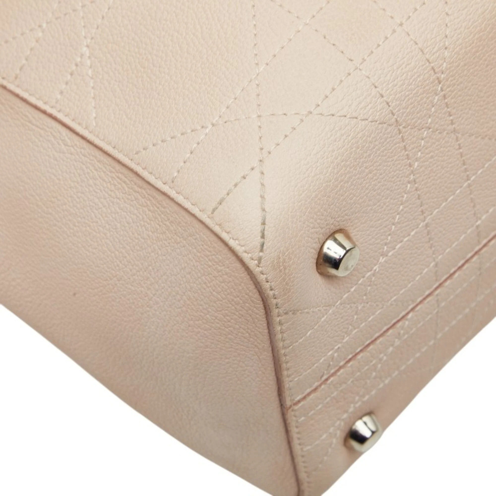 CHRISTIAN DIOR Pink Leather Shoulder Bag - Picture 5 of 11